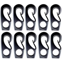Shock Cord Nylon Hooks Heavy Duty 55mm Kayak Bungee Hook Plastic Cord Holder for Canoe Camping