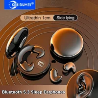 KEBIDUMEI Mini Invisible Sleep Earbuds Bluetooth 5.3 Wireless Earphones Ultra Thin 1cm in Ear Headphones HiFi Stereo Headsets