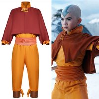 Avatar The Last Airbender Aang Anime Cosplay Costume Adult Suit Outfits Halloween Fantasia Outfits Disguise Costume Aang Cosplay