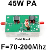 45W PA 70-200MHz VHF Linear RF Power Amplifier for Amateur radio wave FM Transmitter Communication Band High-Power Signal Booste