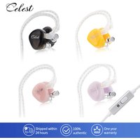 Celest Rue In Ear Monitor Earphones Dynamic Wired Gaming Headphones HIFI Music IEMs Headset Sports Earbuds For Gifts
