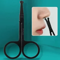 New Nose Scissors Round Tip Nose Scissors Nose Hair Cutting Facial Hair Man Small Scissors BMJ01