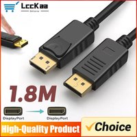 1.8M DisplayPort Cable DP TO DP Converter High-Speed Display Port To Display Port Adapter for Lenovo Dell HP ASUS Lenovo Laptop