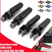 Front Rear Foot Pegs Footrests For Suzuki GSR600 GSR750 GSXR600 GSXR750 GSXR1000 SFV650 SV650 B-KING GSR GSXR GSX-R 600 750 1000