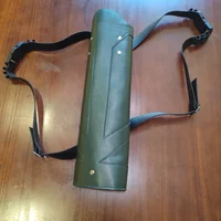 PU Leather Cosplay Green Arrow Quiver Men's Halloween Costume Accessories