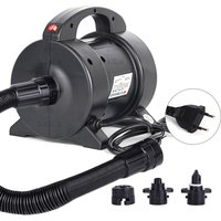 1600W Electric Pump Air Mattress Pump Quick Inflation Electric Air Pump Inflator Deflator with 2 Nozzles for Air Bed Raft Boat