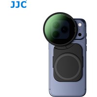 JJC Magnetic Phone Filter Mount Lens Filter Adapter 67mm for iPhone 17 Pro Max 17 16 15 14 with Cold Shoe 1/4" for Mic Tripod