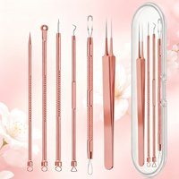 1/4/6pcs Acne needle Multicolor Acne Blackhead Needle Black Spot Acne Blemish Skin Care Women's Beauty Acne Care Pore Cleaner
