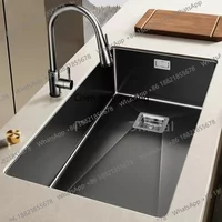 X173 304 Stainless Steel Kitchen Sink Single Bowl Thickened Material Undermount Basin Vegatable Workstation With Drain Accessori