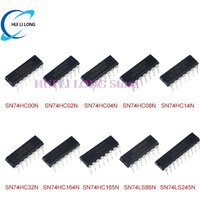 10/30PCS SN74HC00N SN74HC02N SN74HC04N SN74HC08N SN74HC14N SN74HC32N SN74HC164N SN74HC165N SN74LS86N SN74LS245N