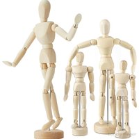 Wooden Hand Body Draw Action Toys Drawing Sketch Mannequin Model Movable Limbs Figures Home Decor Artist Models Jointed Doll