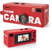 Mini Digital Camera Thumb Camera with 0.96 in LCD Screen 1080P HD 130° Wide Angle Portable Retro Camera for Travel Study Daily