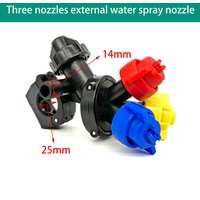 Nozzle Tube Clamp for Garden Watering, Spray Tube Fittings for Herbicide, Prevent Dripping, Agricultural Sprayer Nozzle Tool