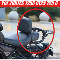 125 C Modified Folding Backrest 125C Retro Motorcycle Backrest with Back Shelf Tail Rack For ZONTES 125C C125