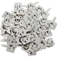 New 100pcs/50pairs Battery Battery Shrapnel AA Or AAA Battery Spring 7 No. Positive And Negative Contact Pieces Wholesale