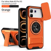 For Infinix Note 60 Case Infinix Note 60 Pro Cover Magsafe Magnetic Fold Holder Military Armor Camera Protection Cover