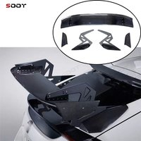 Carbon Fiber Rear GT Wing Spoiler Fit For Honda Civic Typer FK7 FK8 2017 Upgraded Refit Bodykit