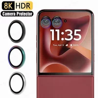 Metal Camera Glass Protector For Motorola Razr 60 Ultra 50 RAZR Plus 2025 2024 RAZR60 Rear Alloy Frame Lens Ring Cover Lens Cap