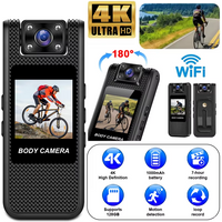 4K Mini Camera Portable Digital Video Recorder Worn Police Small Body Cam Infrared Night Vision Sports DV Camcorders