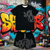 2026 Fashion Central Clothes Casual Summer T-Shirt Shorts Women's Men's And Kids Clothing Outfit Tees Streetwear Tops Trunks