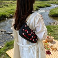 Classic pattern design handbag elegant women's zipper shoulder bag party crossbody bag suitable for daily use