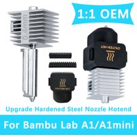 High-Precision All-in-one Hotend Kit For Bambu Lab A1 A1mini Hardened Steel Integrated Nozzle Same As Original High Quality