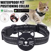 Pet Tracker Finder Collar Smart GPS Trackers Anti-Lost Cat Locator Adjustable Safety Buckle Reflective Collar for IOS& Android