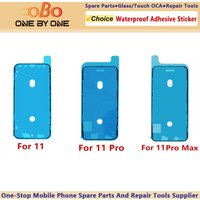 Waterproof Adhesive Sticker For iPhone 11 PRO MAX Front Housing Frame Tape Strips Screen Pre-Cut Seal Adhesive Replacement Parts