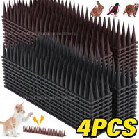 2/4pcs Plastic Bird and Pigeon Spikes Bird Repeller Divisible Plastic Anti Cat Anti Pigeon Birds Repellent Spikes Pest Control