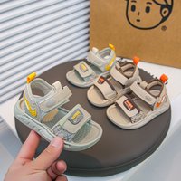 Summer Kids Girls Boys Closed Toe Sandals Breathable Anti-slip Soft Sole Adjustable Strap Toddler Casual School Outdoor Shoes