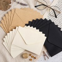 48pcs Blank Kraft Paper Mini Envelopes 10.5*7cm Bulk for Membership Cards Greeting Cards Invitation Envelope Pockets