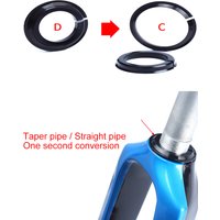 AliExpress RISK Aluminum 1.5inch Bicycle Headset Base Spacers Crown Race for Straight / Taper Fork 30/39.8mm Bike Headsets Base Accessories