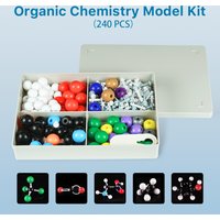 Organic Chemistry Model Kit (240 PCS) - Molecular Models Kit with Atoms, Bonds, Chemistry Molecular Model Kit Organic