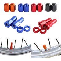 AliExpress NONE Motocross Valve Cap Dirt Bike Rim Lock Nuts Bolts Spacer For XC EXC SXF XCW FE TE TC CR CRF YZ YZF WR KLX KX RR RMZ 250 350 450
