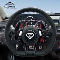 Auto RS Carbon fiber Steering Wheel for Audi A3 A4 A5 S4 RS5 S3 S4 S5 A6 A7 A8 Q5 Q6 Q7 Q8 TT R8 S6 RS6 RS7 S7 C7 B8.5 B8 GTSS