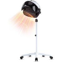 Adjustable Height Rolling Bonnet Hair Dryer, 3 Temp & Timer for Salon Home Use