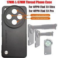 17MM & 67MM Thread Interface Phone Case For OPPO Find X8 Ultra Pro Filter Ring Adapter Phone Macro Fisheye Lens CPL ND UV Filter