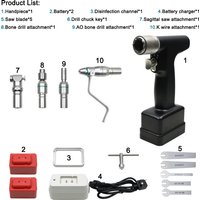 GREATLH Orthopedics Multifunctional Drill and Saw Orthopedic Bone Drill with Medical Battery Orthopedic Instrument Pet