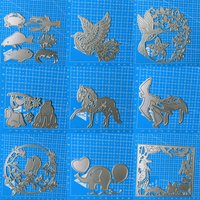 elephant horse bird Seagull animal Metal cutting dies die mold decoration Scrapbook paper craft knife mould blade punch stencils