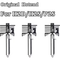 Original Hotend For Bambu Lab P2S Hotend H2S H2D Hotend Hardened steel 0.2/0.4/0.6/0.8mm Stain steel Hotend For Bambu P2S