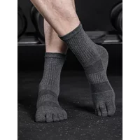 AliExpress NONE 4 Pairs Man Toe Socks Long Sport Plus Large Cotton Compression Mesh Sweat-Absorbing Outdoor Bike Run Hiking Five Finger Sock Boy