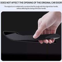 4Pcs Car Exterior Door Handle Car Door Handle Wrapping Cover Decorative Protective Sticker for Tesla Model3 Y
