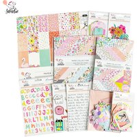 Creative Path Sweetie Scrapbooking Journaling Set Decorative Papers Chipboard Frame Stickers Die Cuts Alblum DIY Crafting Kits