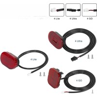 Tail Lamp Electric Scooter Rear Brake Light Taillight For Xiaomi 4 Lite/4 Ultra/4 Go Fender Safety Warning Light LED Parts