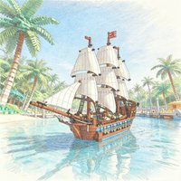 2026 new sailing model flagship model DIY creative birthday gifts for men and women home collection commemorative holiday gifts