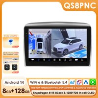Android Autoradio-Player für Lancia Ypsilon 2006-2011 Kabelloses Carplay Auto-GPS Auto-Multimedia 6115 Intelligenter Bildschirm 360-Grad-Kamera
