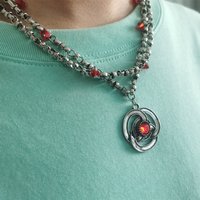 Movie Classic American Rhaenyra Targaryen Red Ruby Chains Necklace Fashion Jewelry