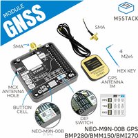 Offizielles M5Stack-GNSS-Modul mit Luftdruck, IMU, Magnetometersensoren (NEO-M9N, BMP280, BMI270, BMM150)
