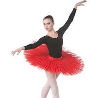 Pancake Belly Dance Girls Practice Kids White Swan Lake Ballet Tutus Skirts