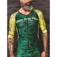 AliExpress NONE Love The Pain Men Cycling Skinsuit Triathlon Suit Breathable Short Sleeve Cycling Jersey Ropa Ciclismo MTB Bike Jumpsuit Kit NEW